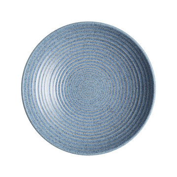 DENBY STUDIO BLUE FLINT MEDIUM RIDGED BOWL Denby